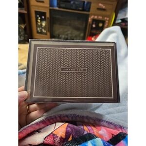 Hallmark Stationery TYN9665 Professional Brown Sealed Boxes Thank You Cards 8 Ct